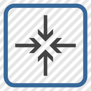 Oklar vektör simgesi bir çerçeve içinde azaltmak