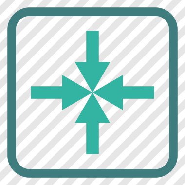 Oklar vektör simgesi bir çerçeve içinde sıkıştırmak