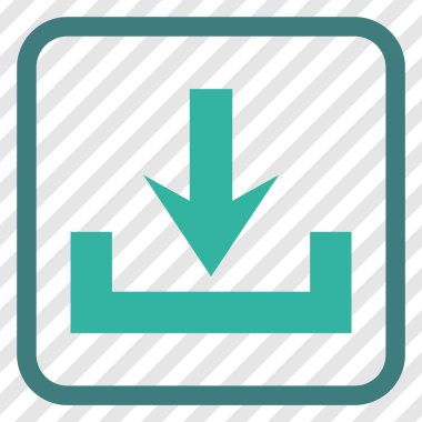 Vektör simgesi bir çerçeve içinde indirme