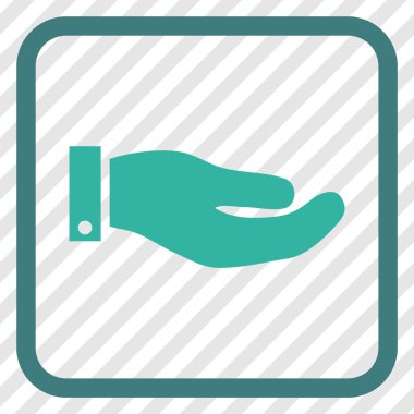 El vektör simgesi bir çerçeve içinde