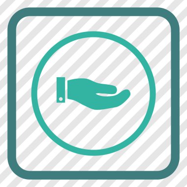 El vektör simgesi bir çerçeve içinde