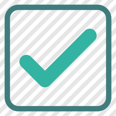 Tamam vektör simgesi bir çerçeve içinde