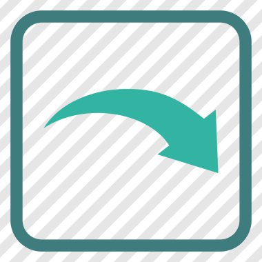 Vektör simgesi bir çerçeve içinde Yinele