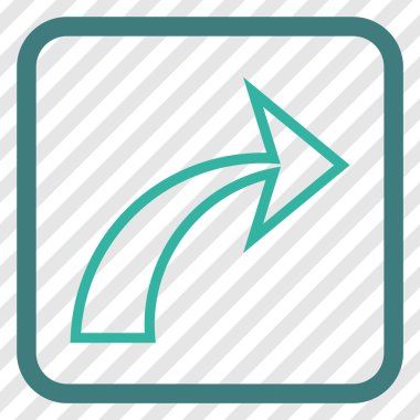 Vektör simgesi bir çerçeve içinde Yinele