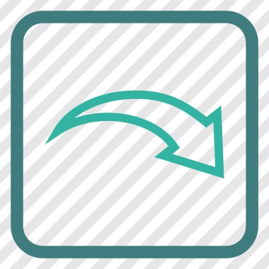 Vektör simgesi bir çerçeve içinde Yinele