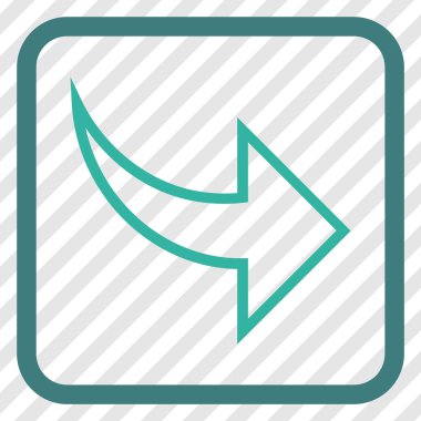 Vektör simgesi bir çerçeve içinde Yinele