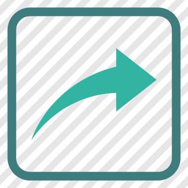 Vektör simgesi bir çerçeve içinde Yinele