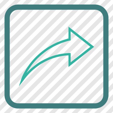 Vektör simgesi bir çerçeve içinde Yinele