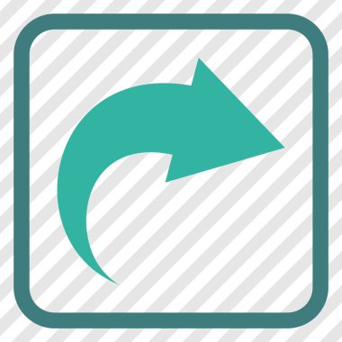 Vektör simgesi bir çerçeve içinde Yinele