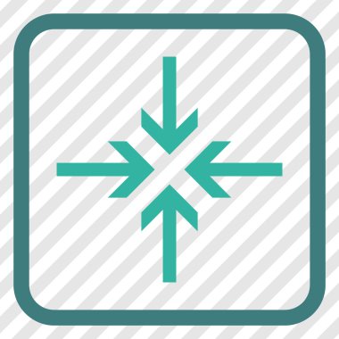 Oklar vektör simgesi bir çerçeve içinde azaltmak