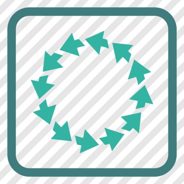 Bir çerçeve içinde CCW vektör simge döndürmek