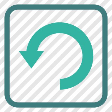 Vektör simgesi bir çerçeve içinde aşağı Döndür