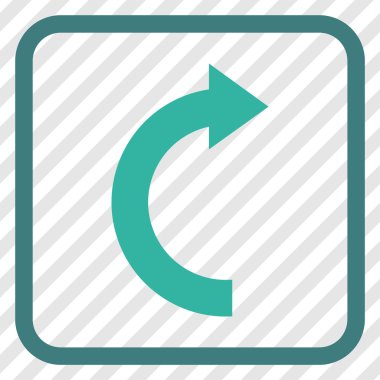 Doğru vektör simgesi bir çerçeve içinde döndürme