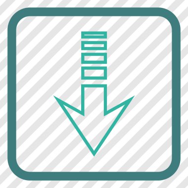 Vektör simgesi bir çerçeve içinde gönderin