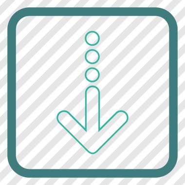 Vektör simgesi bir çerçeve içinde gönderin