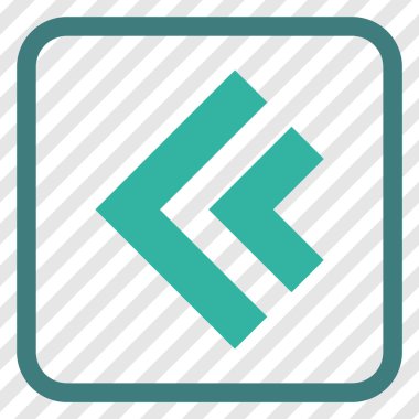 Shift Sol vektör simgesi bir çerçeve içinde