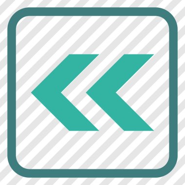 Shift Sol vektör simgesi bir çerçeve içinde