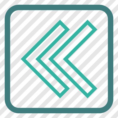 Shift Sol vektör simgesi bir çerçeve içinde