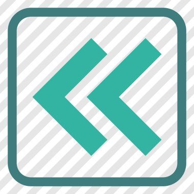 Shift Sol vektör simgesi bir çerçeve içinde