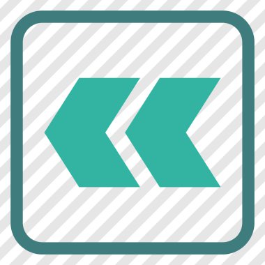 Shift Sol vektör simgesi bir çerçeve içinde