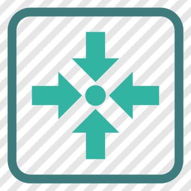 Oklar vektör simgesi bir çerçeve içinde küçültmek