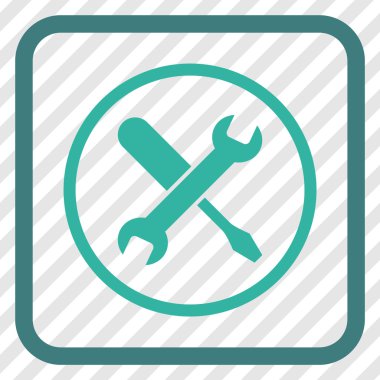 Vektör simgesi bir çerçeve içinde ayarlama