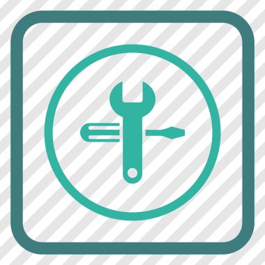 Vektör simgesi bir çerçeve içinde ayarlama