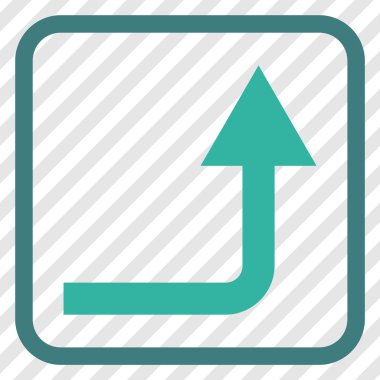 İleri vektör simge bir çerçevede açmak