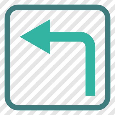 Sol vektör simge bir çerçevede açmak