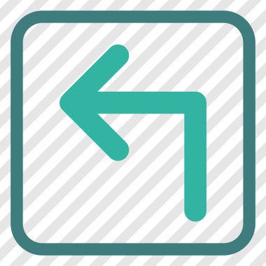 Sol vektör simge bir çerçevede açmak