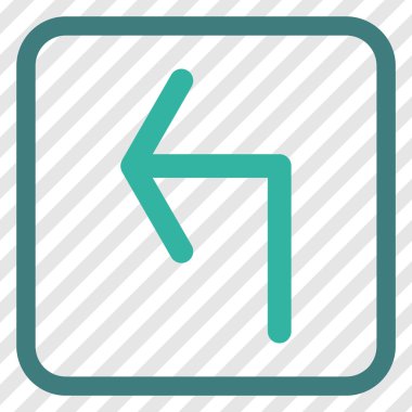 Sol vektör simge bir çerçevede açmak