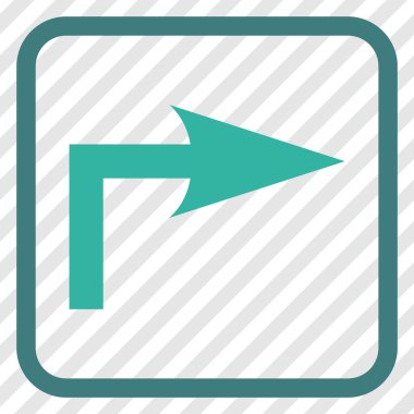 Doğru vektör simge bir çerçevede açmak