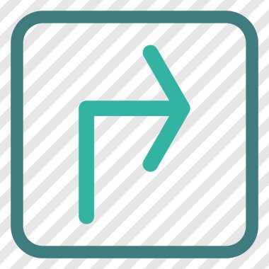 Doğru vektör simge bir çerçevede açmak