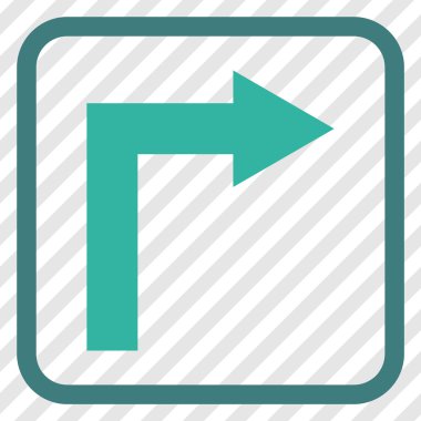 Doğru vektör simge bir çerçevede açmak