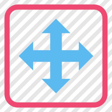 Bir çerçeve içinde vektör simgesini genişletin