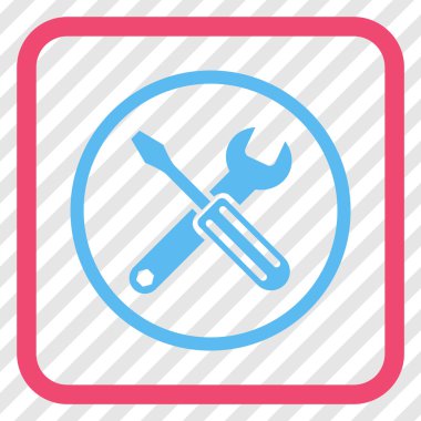 Seçenekleri vektör simgesi bir çerçeve içinde