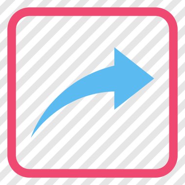 Vektör simgesi bir çerçeve içinde Yinele