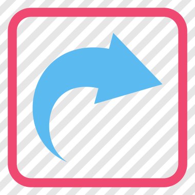 Vektör simgesi bir çerçeve içinde Yinele