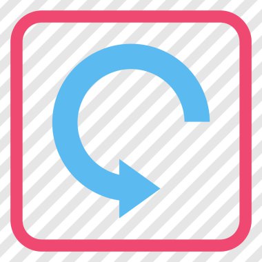 Doğru vektör simgesi bir çerçeve içinde döndürme