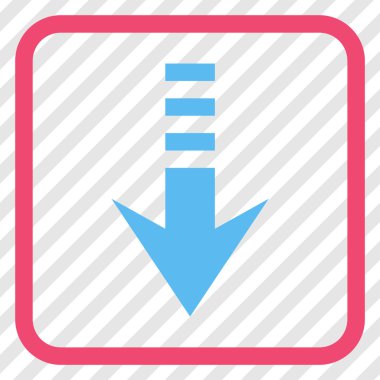 Vektör simgesi bir çerçeve içinde gönderin