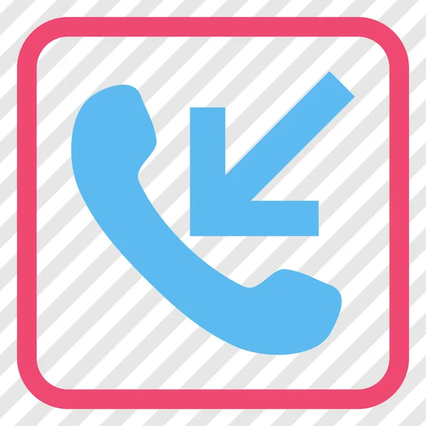 Pictogram voor binnenkomende Call-Vector In een Frame — Stockvector