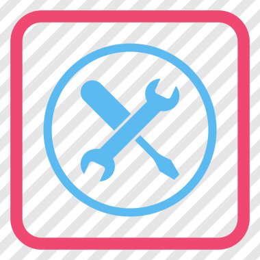 Vektör simgesi bir çerçeve içinde ayarlama