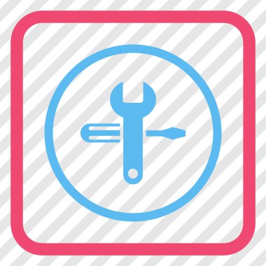 Vektör simgesi bir çerçeve içinde ayarlama