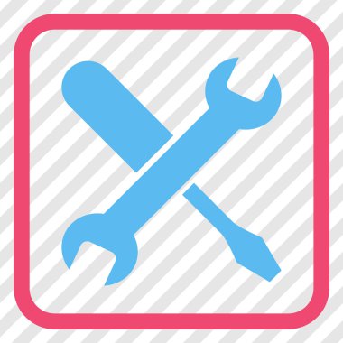 Vektör simgesi bir çerçeve içinde ayarlama