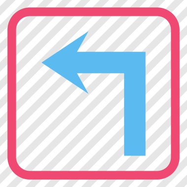 Sol vektör simge bir çerçevede açmak