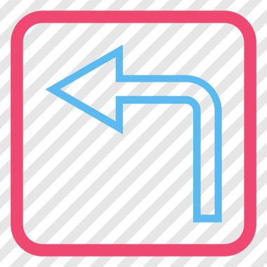 Sol vektör simge bir çerçevede açmak