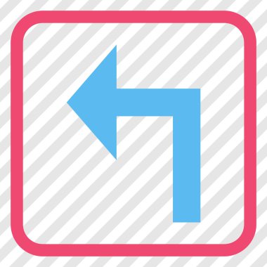 Sol vektör simge bir çerçevede açmak