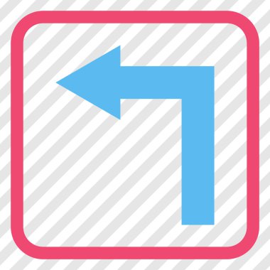 Sol vektör simge bir çerçevede açmak