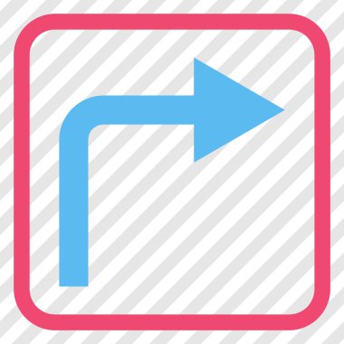 Doğru vektör simge bir çerçevede açmak