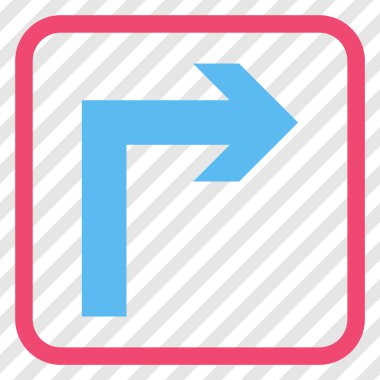 Doğru vektör simge bir çerçevede açmak